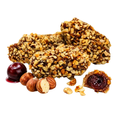Torroncini amarena e nocciola