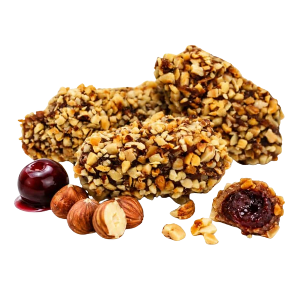 Torroncini amarena e nocciola